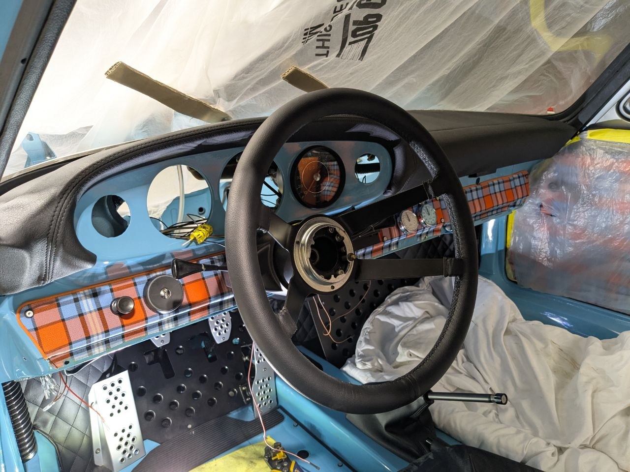 Porsche 912 restoration in progress